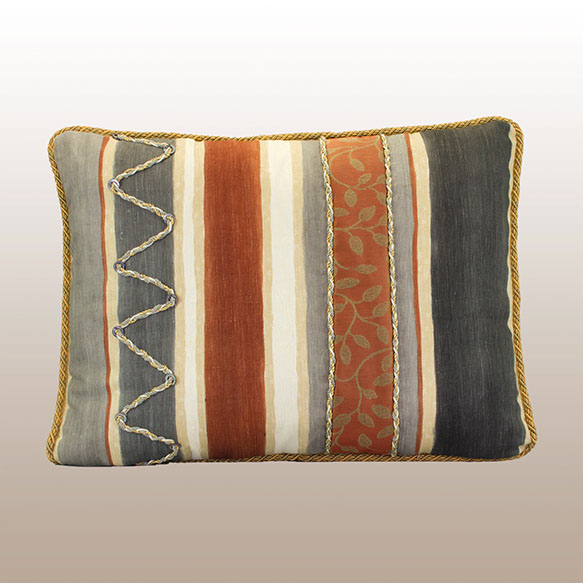 Charlie's Stripes Handmade Pillow | Pillow Galleria